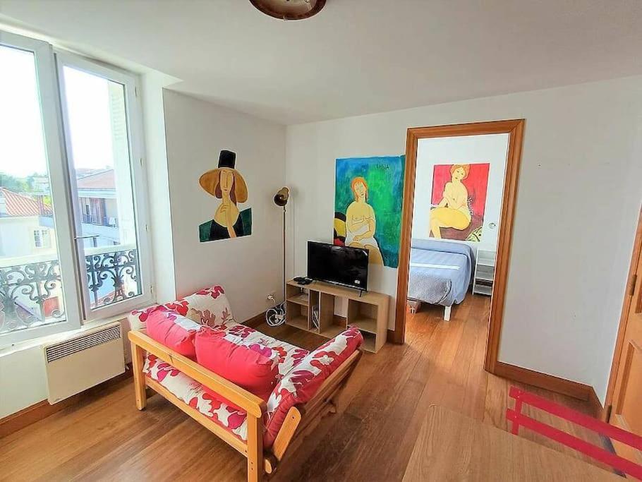 Bonito Estudio Reformado 1 Dormitorio 3 Personas Hendaye Kültér fotó